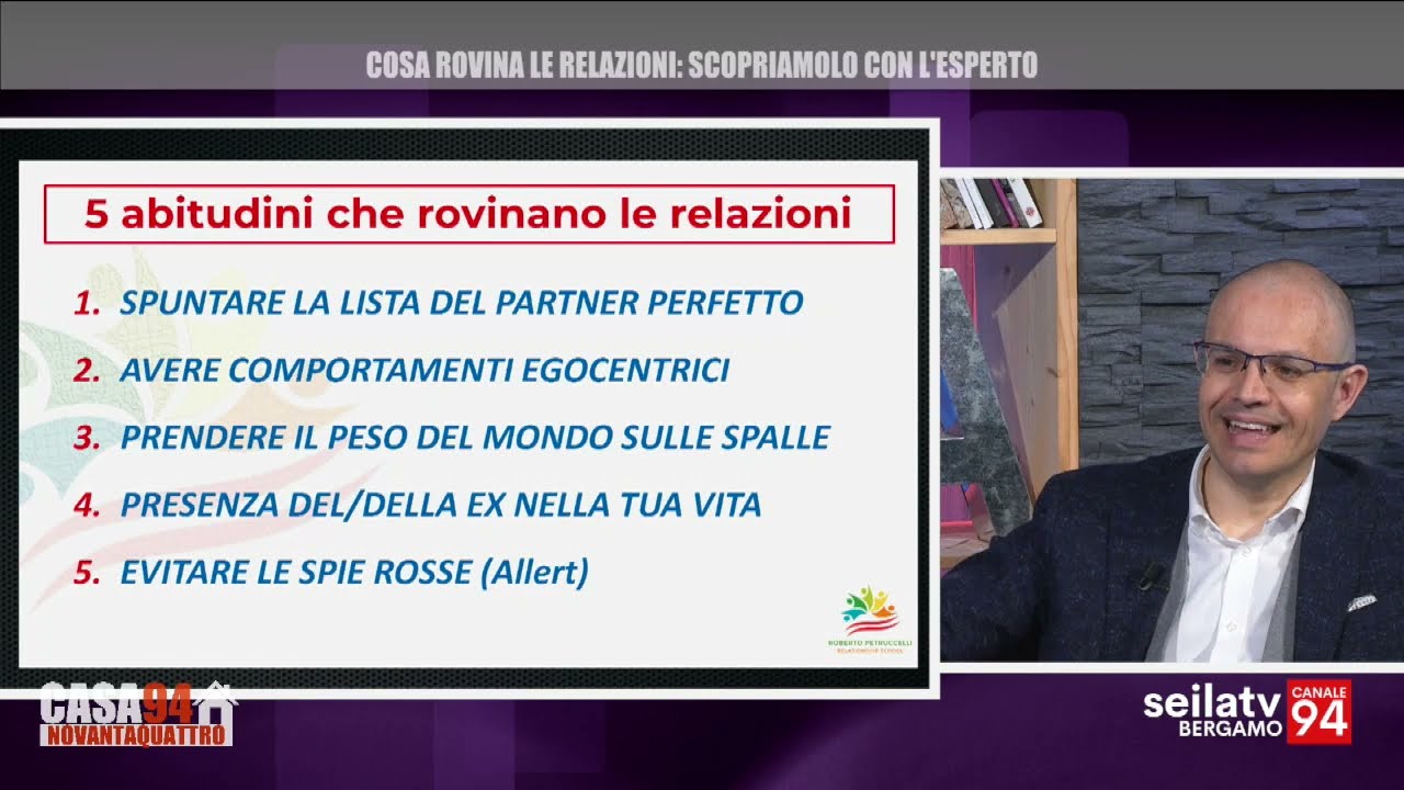 Cosa rovina le relazioni  - Casa 94 con Vanessa Minotti - SeilaTv Bergamo