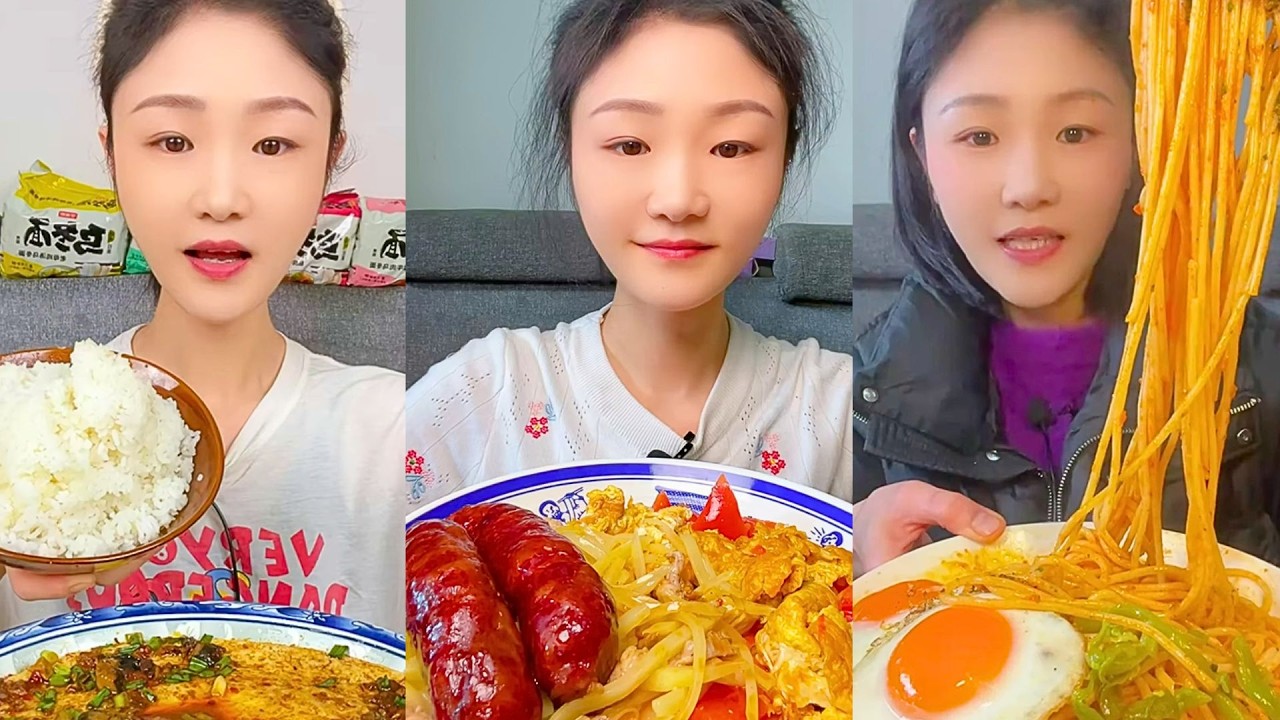 1 Hour ASMR Mukbang | Satisfying Eating Sounds for Sleep, Relaxation & Study #1107