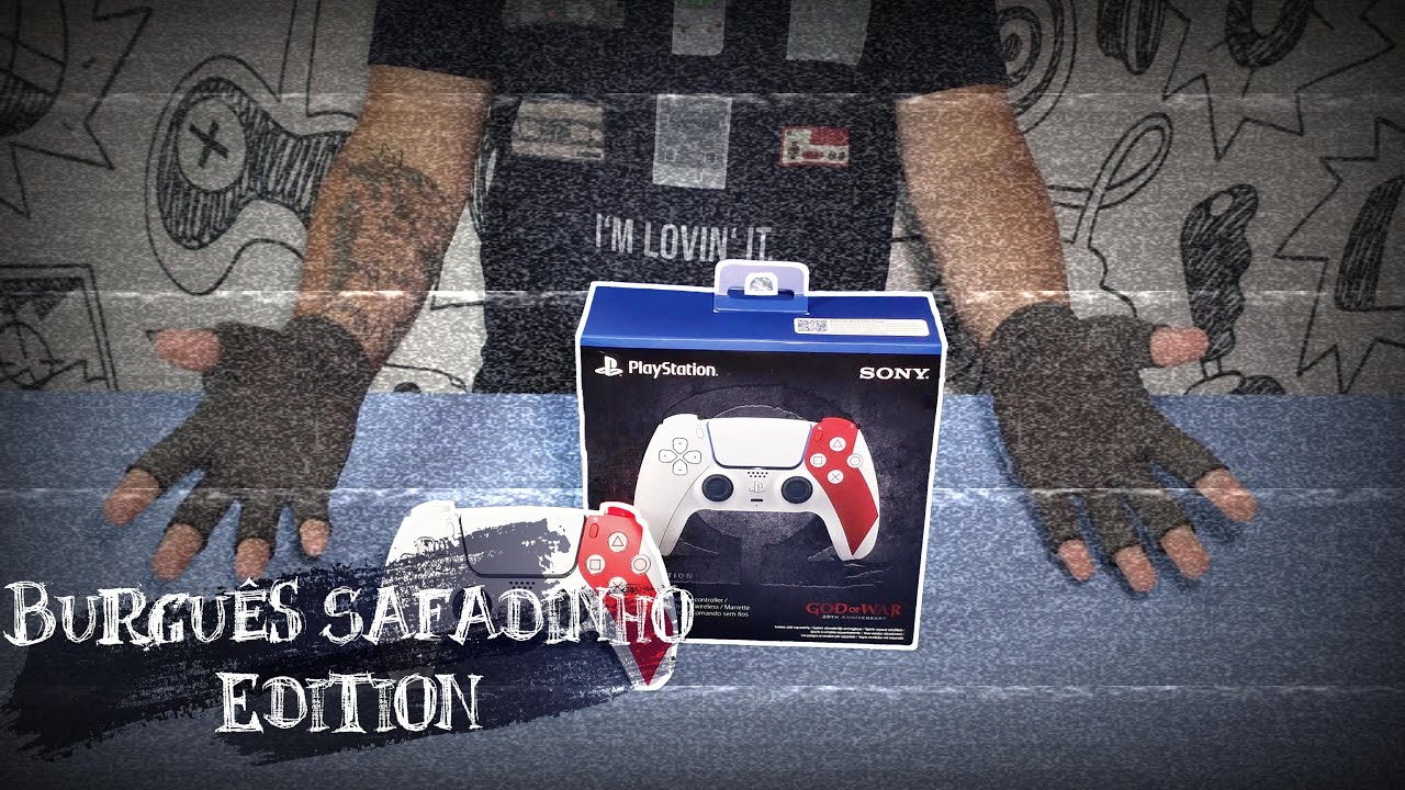 [Unboxing] DualSense God of War 20th Anniversary Limited Edition [PS5][PT-BR]