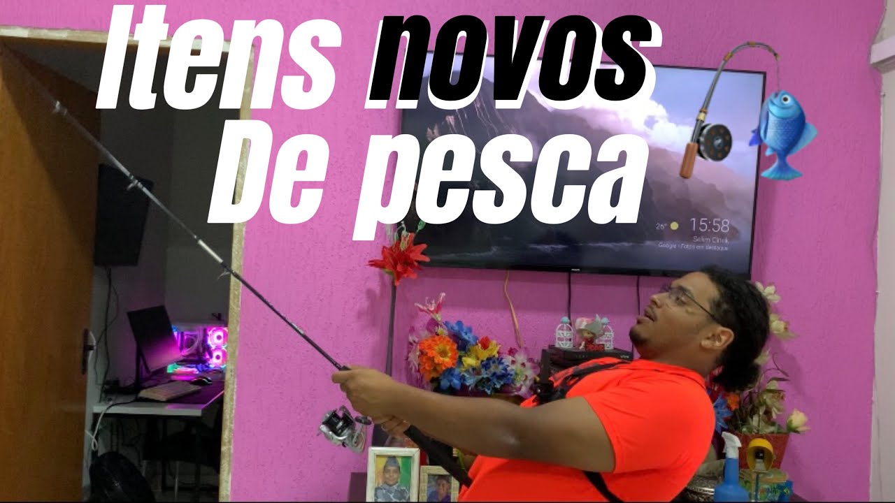 Daily vlog | abrindo meus novos itens de pesca!!🎣