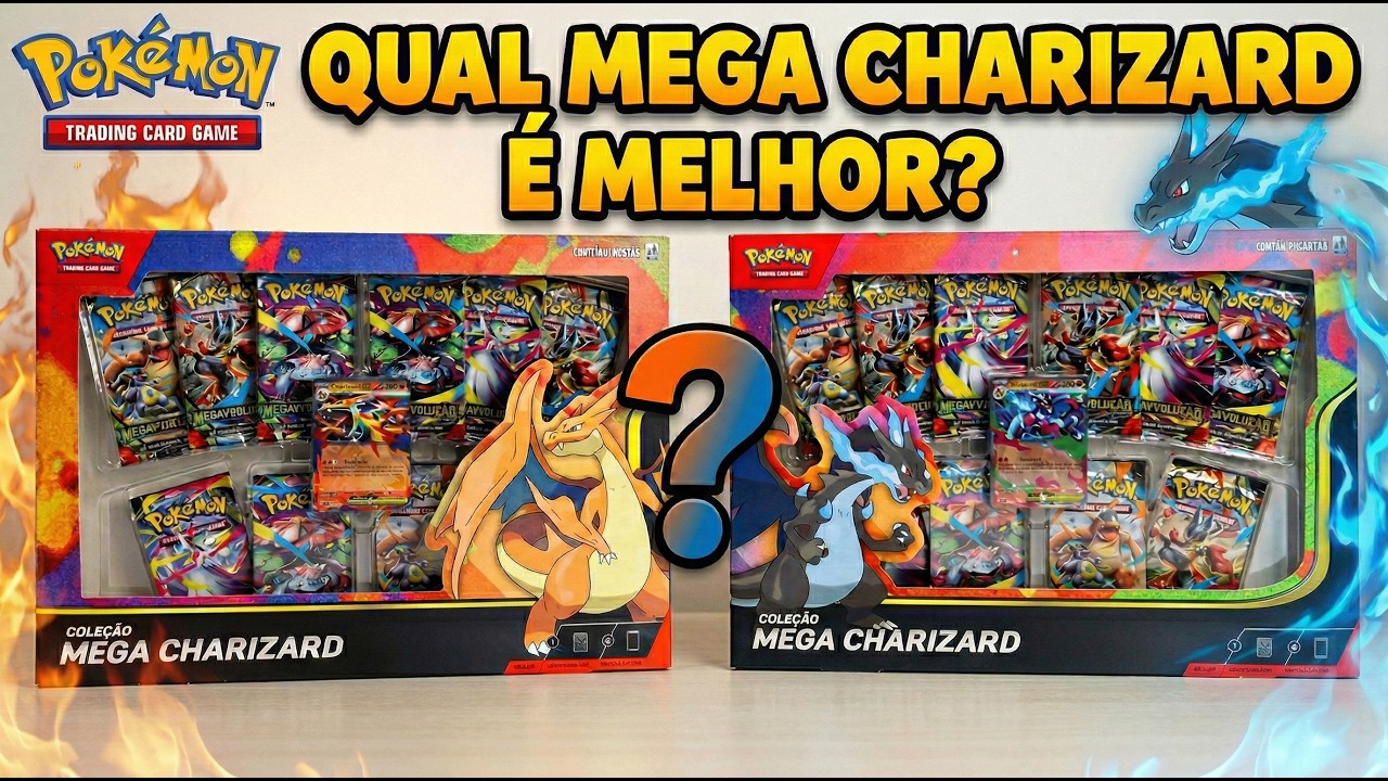 Novas Box Charizard de Mega evoluções