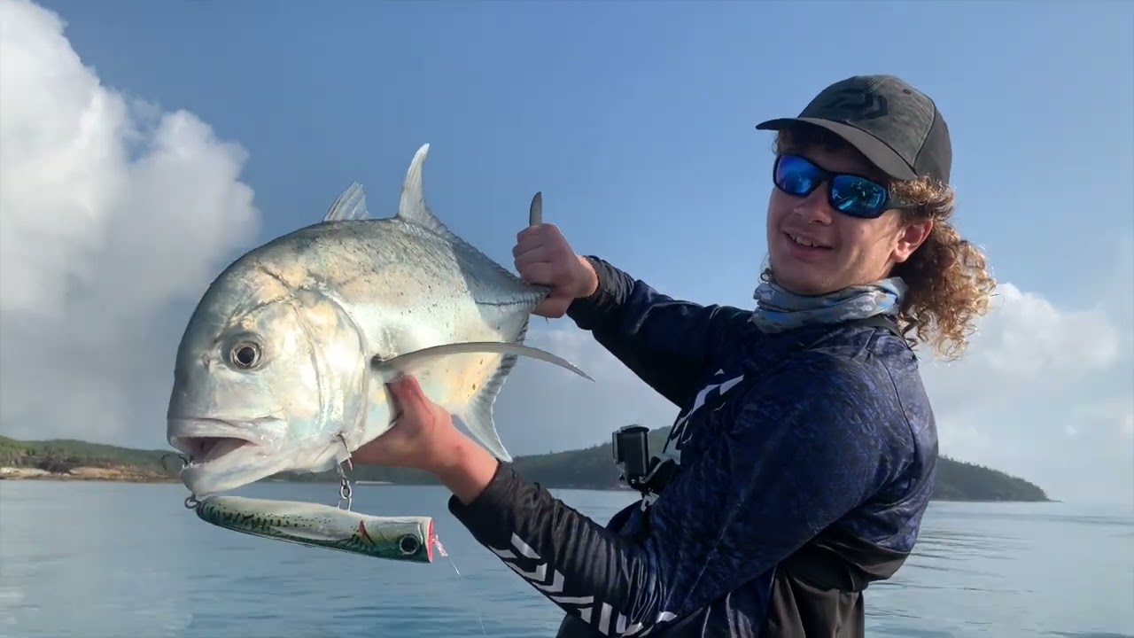 Popping for GTs and Big QueenFish