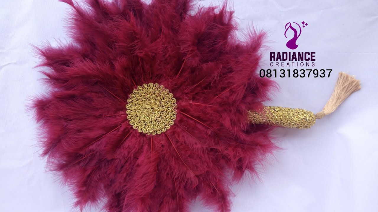 How to make 360° Bridal Hand fan ||Radianc Creations