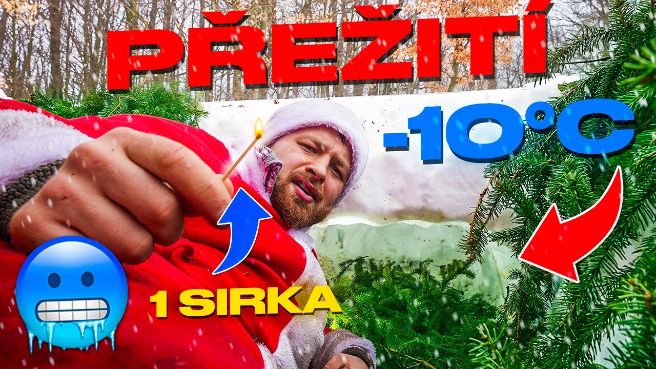 EXTRÉMNÍ PŘEŽITÍ v horách s 1 SIRKOU - 24 HOD!