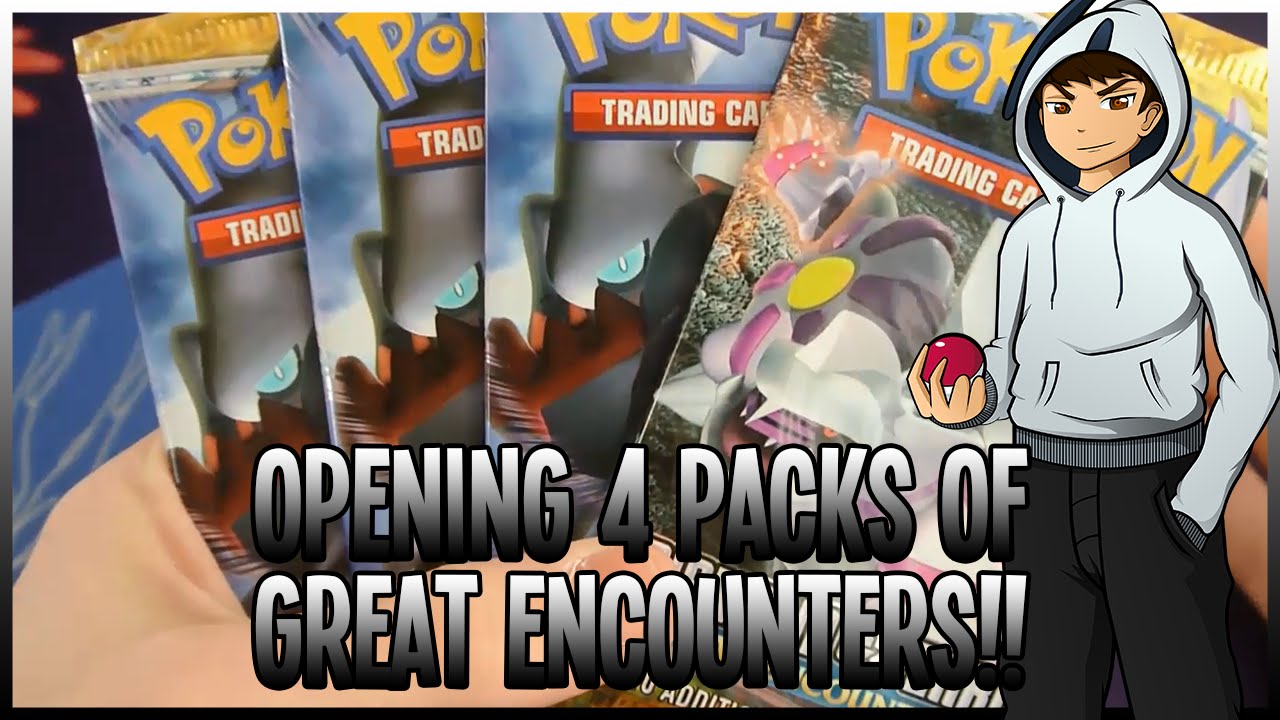 Opening 4 Packs of Diamond and Pearl Great Encounters!!