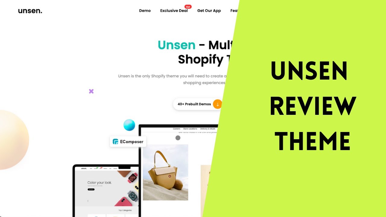 🥇 UNSEN THEME REVIEW | SHOPIFY THEME