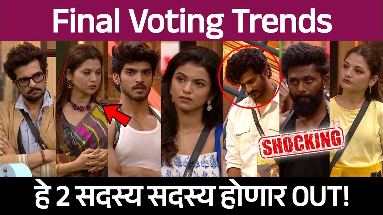 Bigg Boss Marathi 6 Final Voting Trends हे 2 सदस्य होणार OUT!