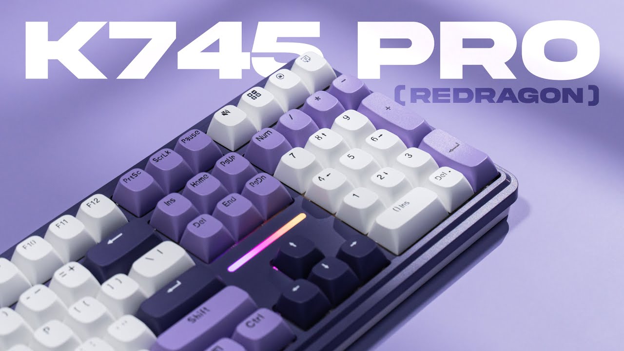 $60 Budget Full-Size Keyboard - Redragon Antonium K745 Pro 108 Review & Sound Test