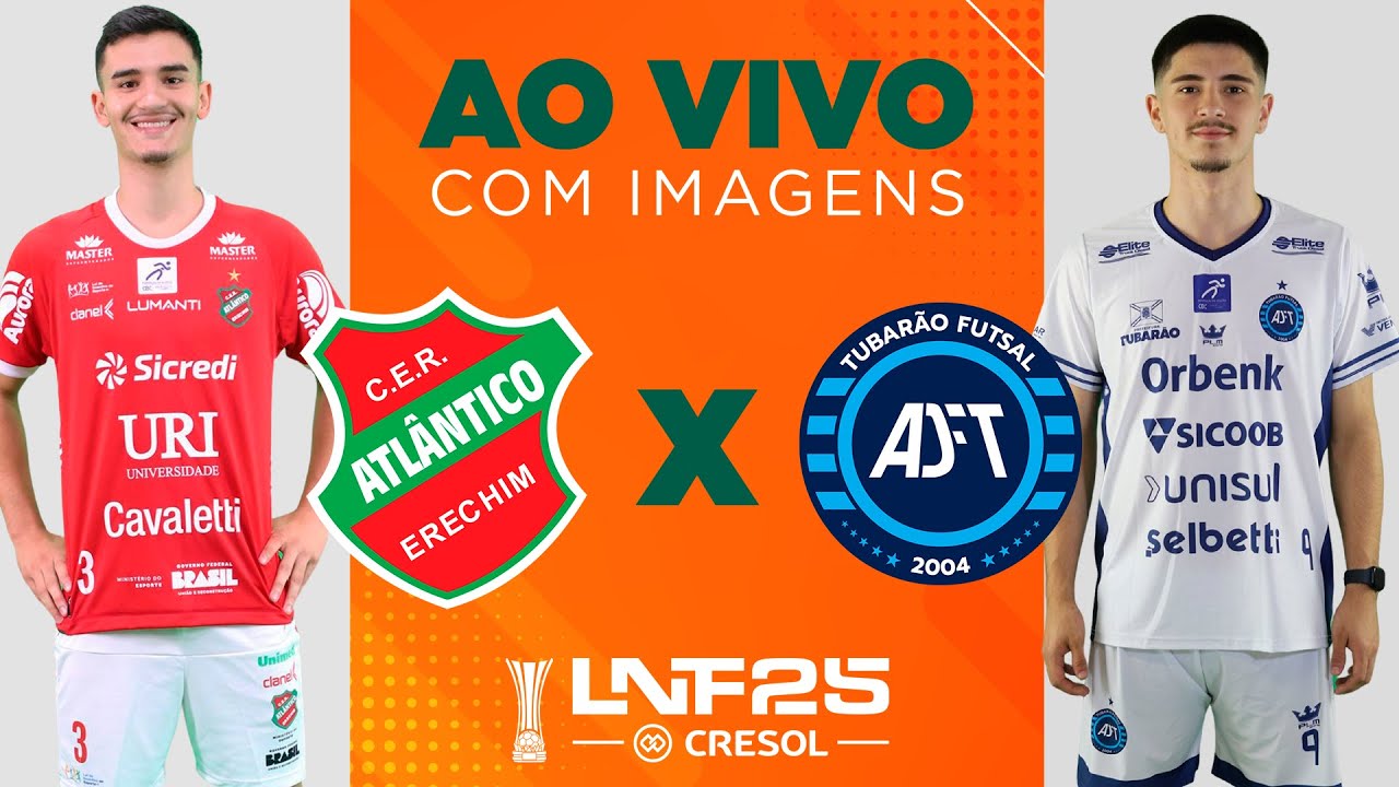 JOGO COMPLETO | LNF 2025 | ATLÂNTICO x TUBARÃO | RODADA 22