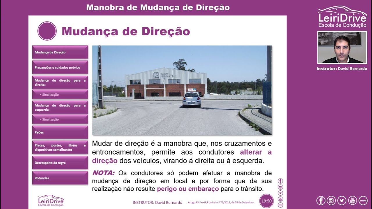 Aula de Código - Manobra de Mudança de Direção