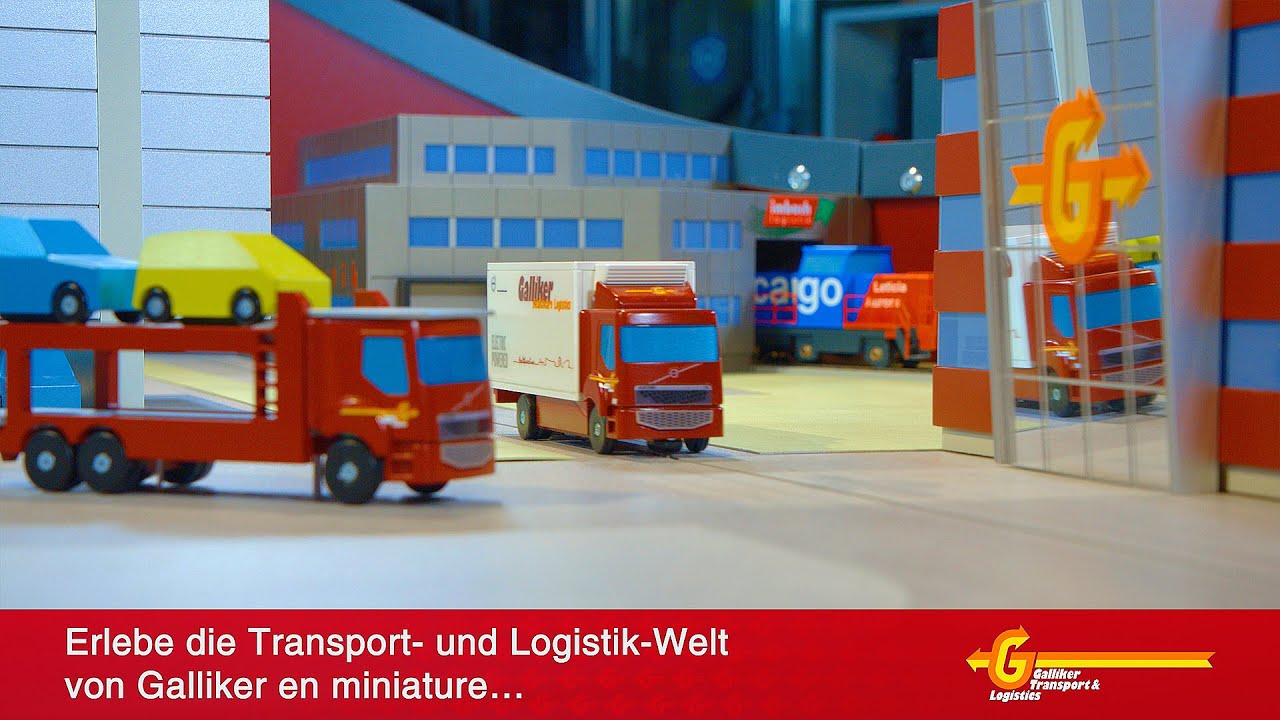 Galliker Transport AG | Interaktives Miniaturmodell (Trailer)