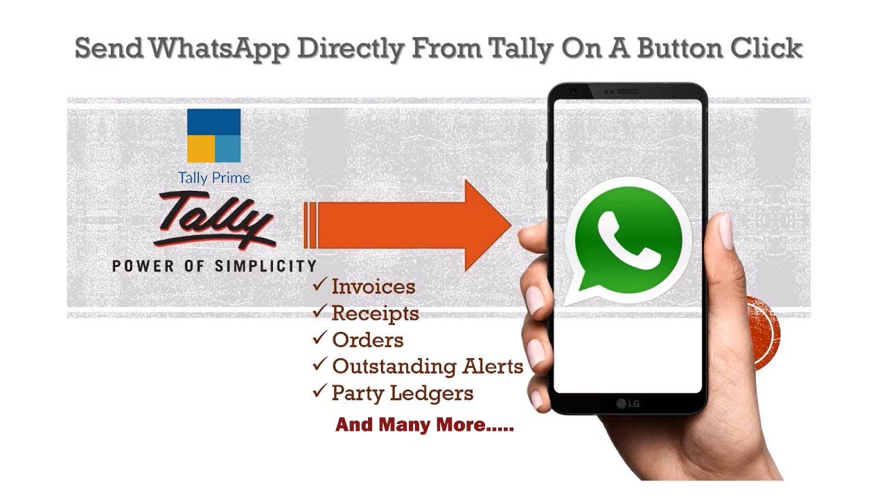 Whatsapp Integration Software for Tally or any other software