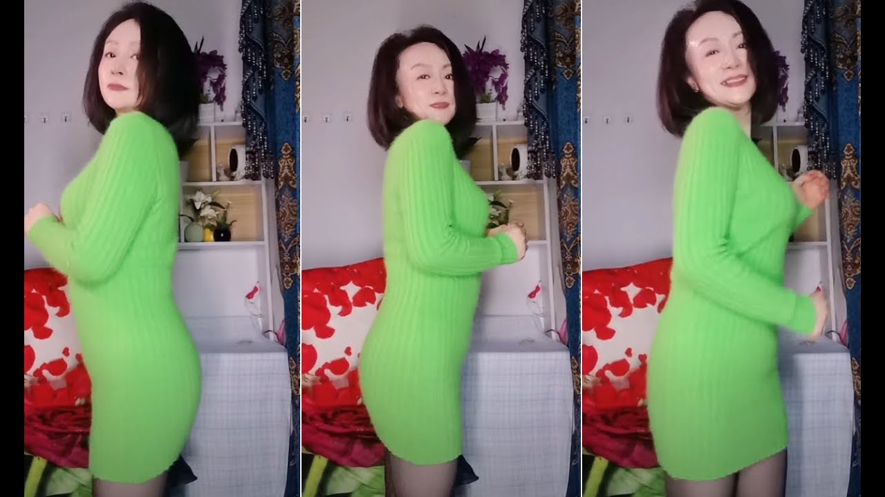 Liveshow  👠 OLD ✨ Asian  beautiful pantyhose high heels nylon try on  heels for girl stockings 👠✨
