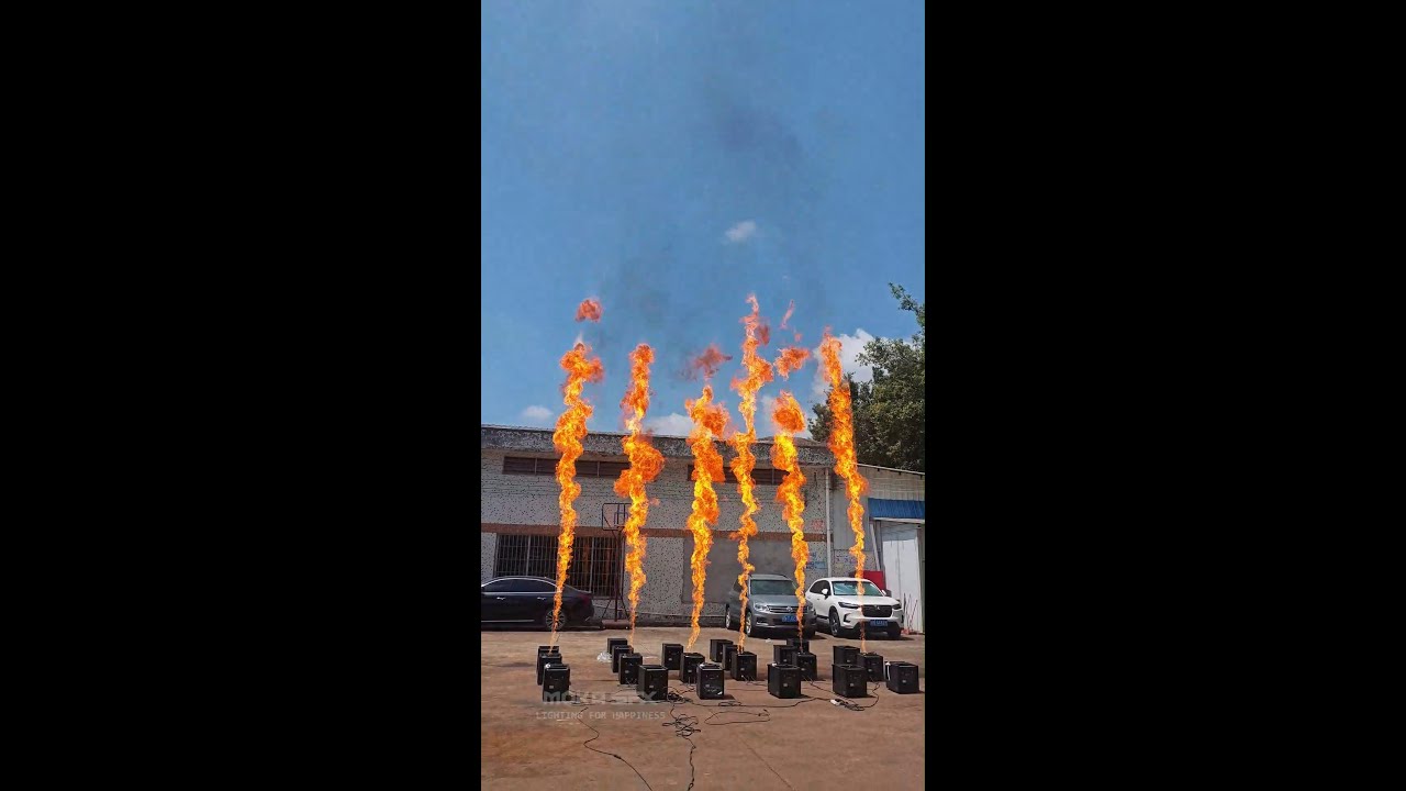 🔥 Unleash the Fire — Meet the Astonishing PF-800 Flame Machine! 
