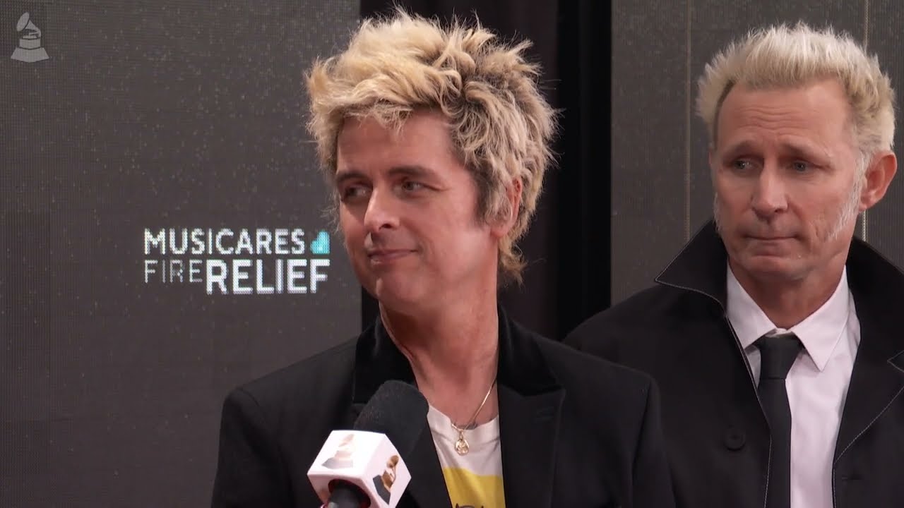 GREEN DAY Red Carpet Interview | 2025 GRAMMYs