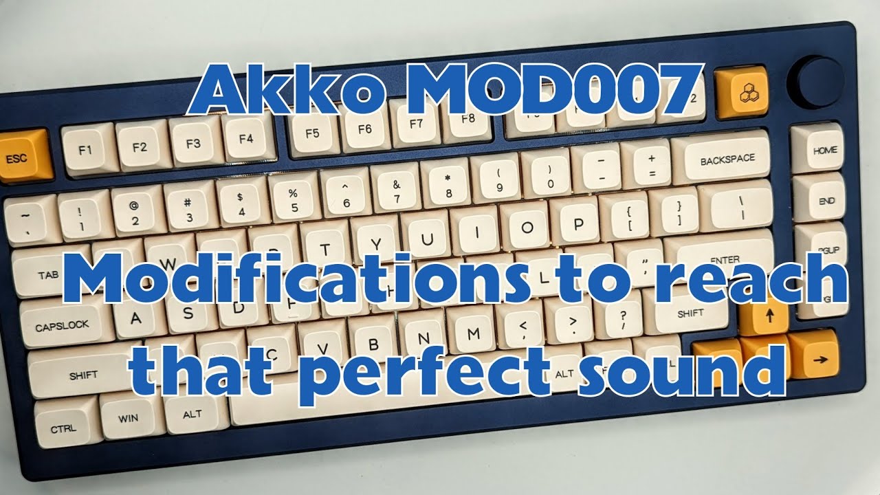 Akko MOD007 modifying it to reach it's best performance, for a discontinued kit anyways :)