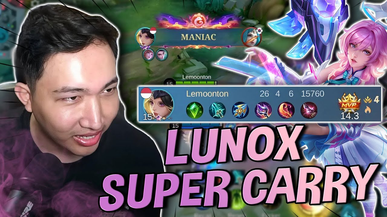 MAU GENDONG DI MIDLANE ?? PAKE LUNOX !! - Mobile Legends #MLBBIDCreator