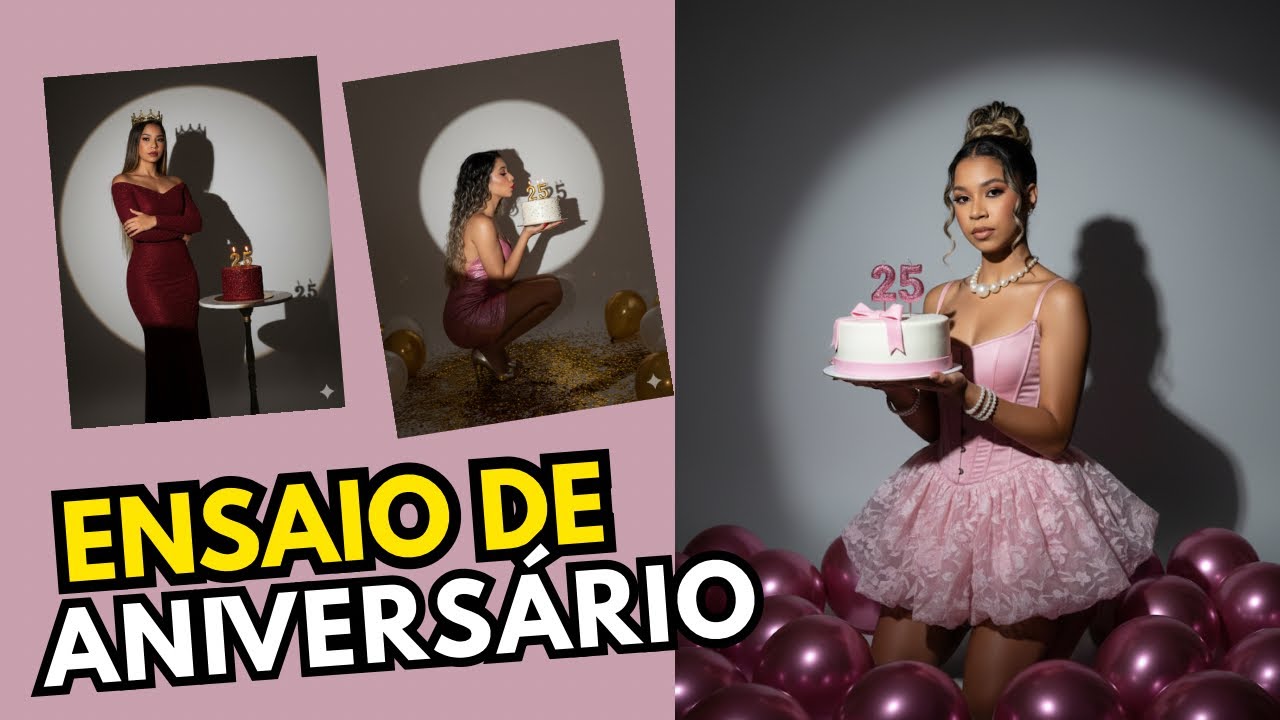 COMO FAZER ENSAIO FOTOGRÁFICO DE ANIVERSÁRIO NO GEMINI.