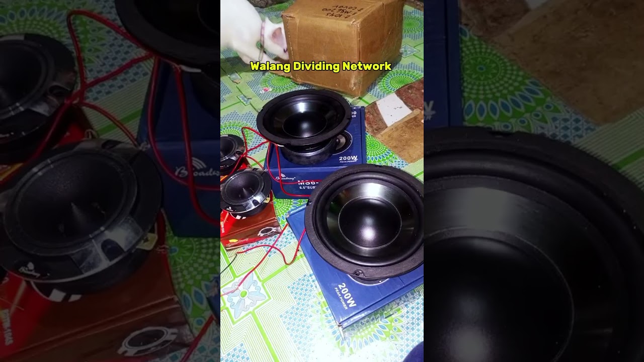 Walang Dividing Network VS Merong Dividing Network