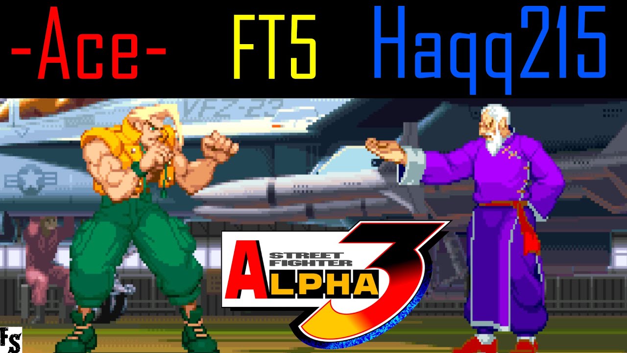 Street Fighter Alpha 3 - -Ace- [Charlie] vs Haqq215 [Gen] (Fightcade FT5)