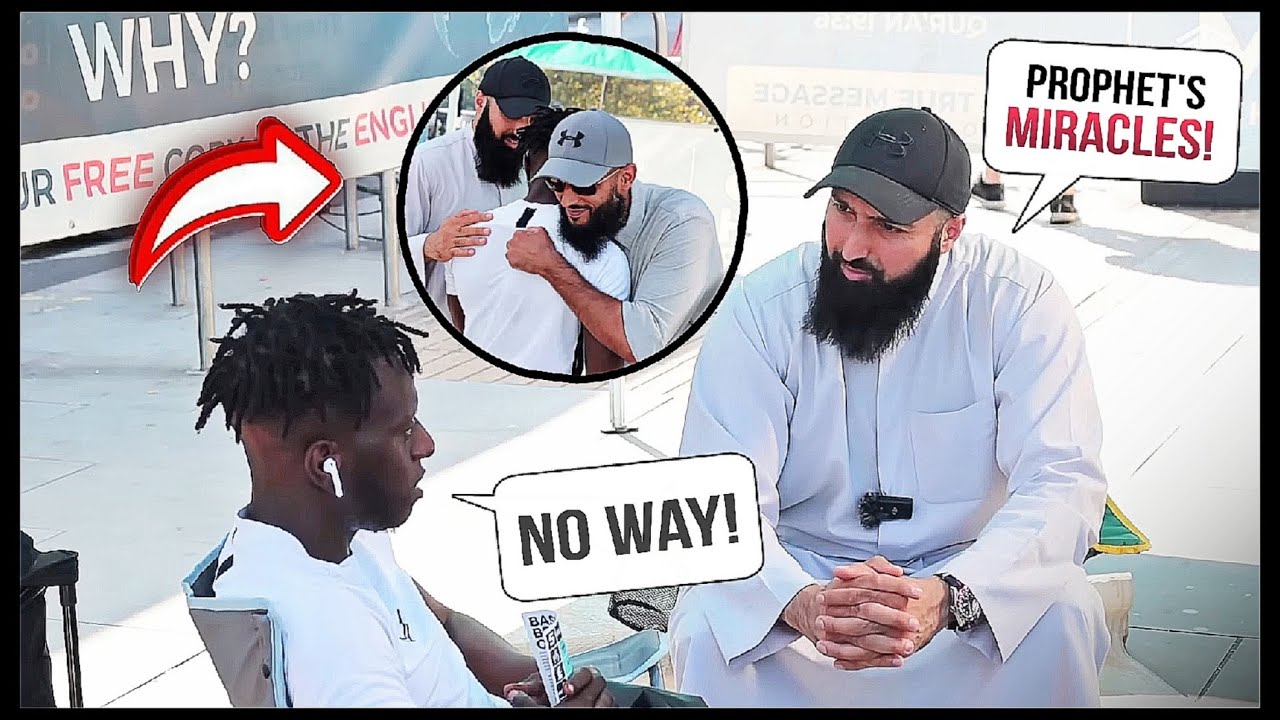 😍 Sincere Christian Man Learns About Islam & Converts On The Spot! - MUST WATCH! #otmfdawah