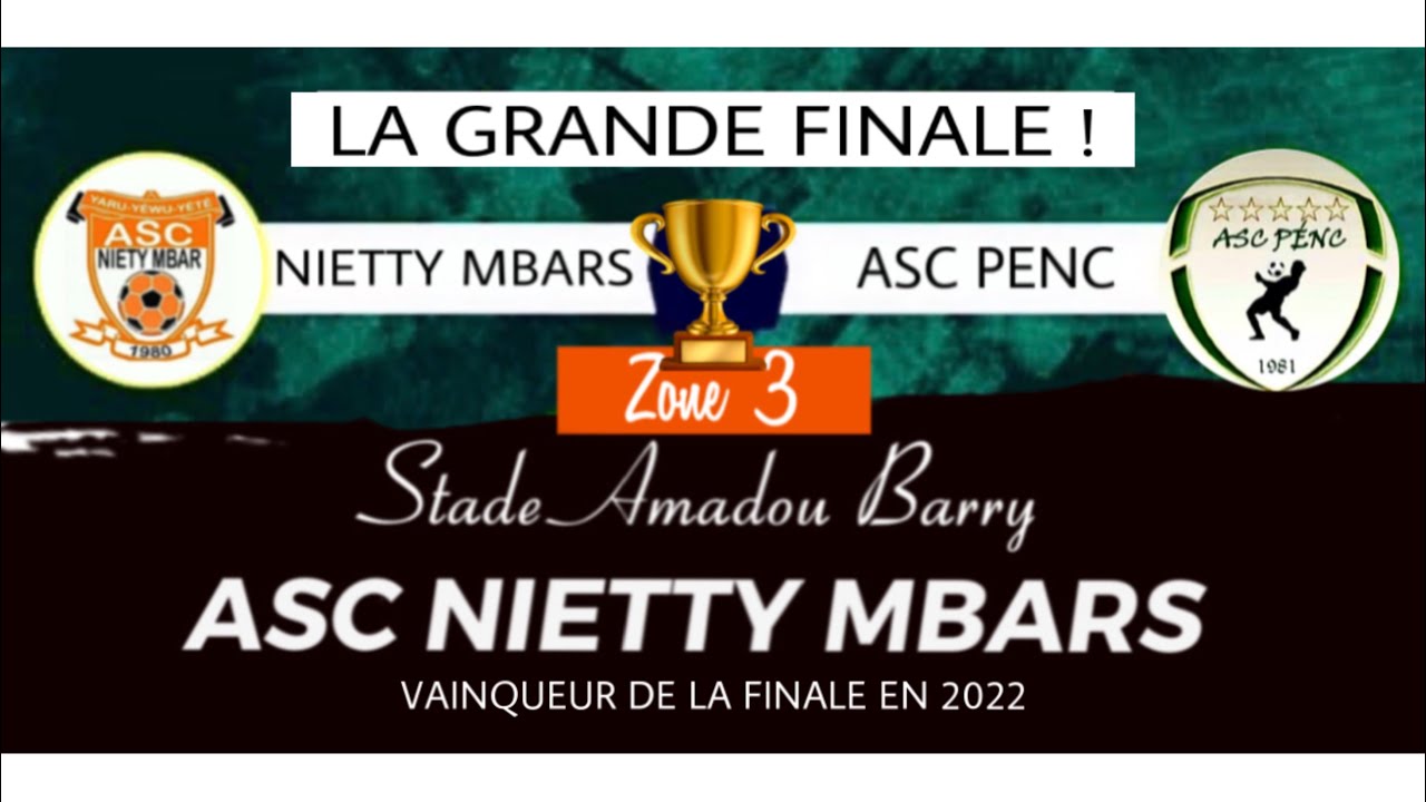 FINALE Z3 GDWYE: L’ASC NIETTY MBARS EST CHAMPION ZONALE 2021-2022