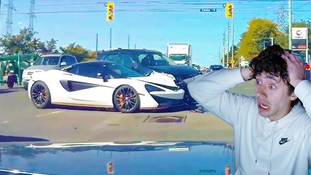 I Eat & React To CAR CRASHES & ROAD RAGING!!