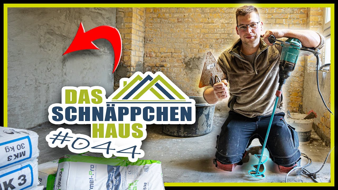 WAND VERPUTZEN - Vom Grundputz zum Armierungsm&ouml;rtel! | SCHN&Auml;PPCHENHAUS #44 | Home Build Solution
