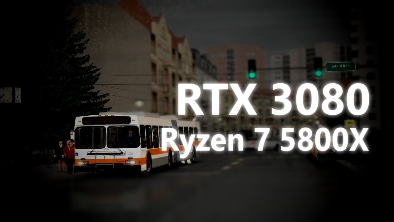 RTX 3080 + Ryzen 7 5800X - NJC II for OMSI 2 with Shaders