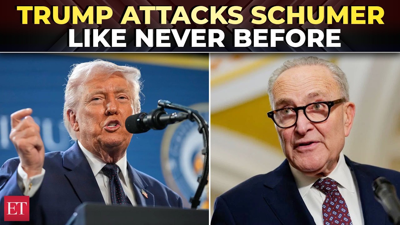 'He's registered Palestinian': Trump slams Schumer's Iran stance, he fires back calling him clueless