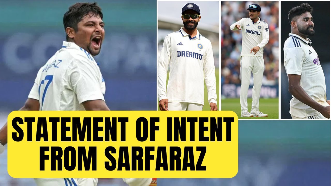 Sarfaraz Khan's masterful 227 puts Mumbai on top, Gill fails on comeback and Jadeja's mixed day