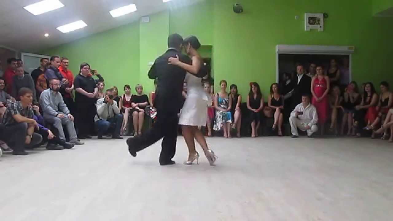 Сергей Шулико и Оксана Самойловская - выступления на милонге фестиваля Tango Del Sur2014 - ч.1