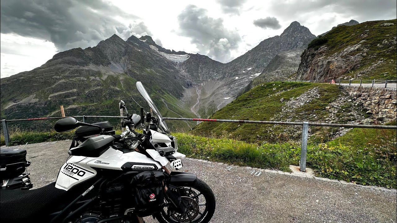Motorcycle trip over Alps - 2023 - Triumph Tiger 1200