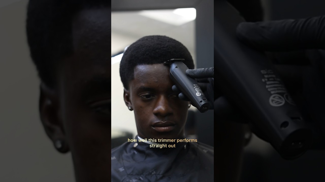 Using the instinct X Metal trimmer straight out the box #kingmelifestyles #hairtrimmer #crownortrash