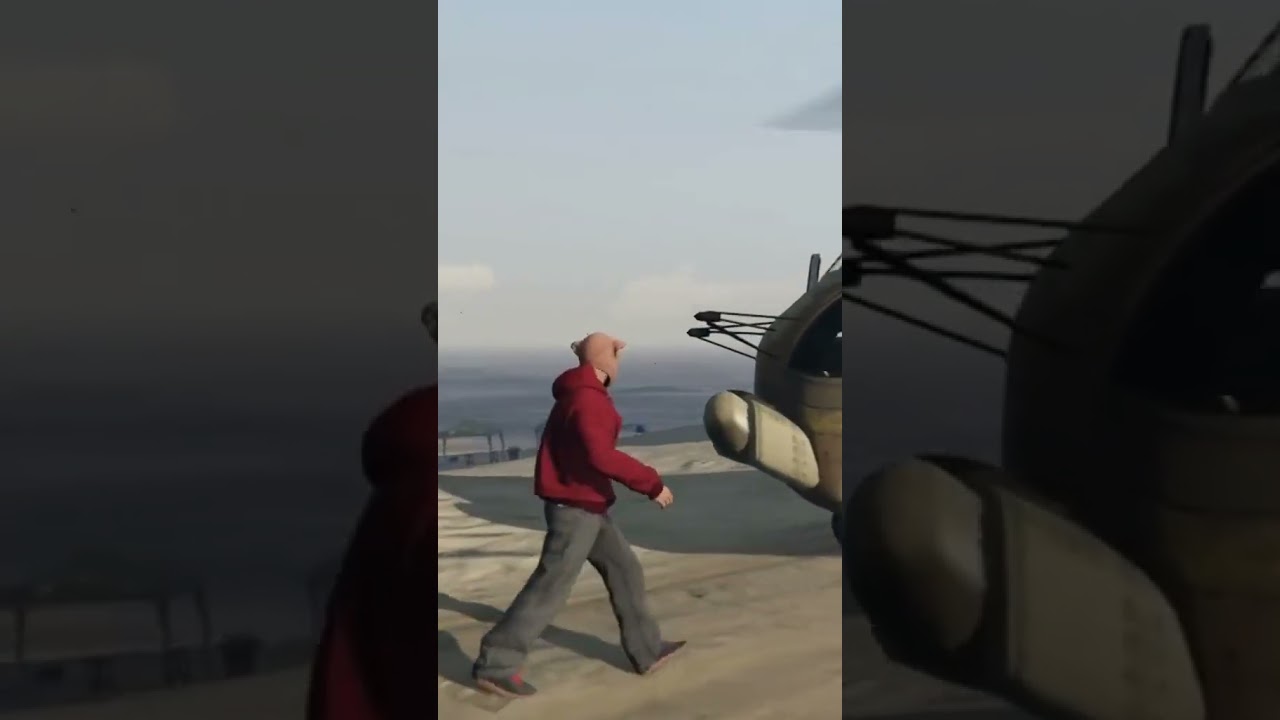 OLHA!!! 😱😅🤣 #gta5 #gtav #gtaonline #grandtheftauto #gamerzone #cambada #shorts