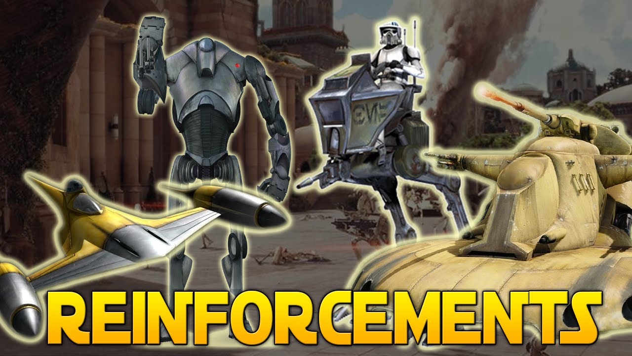 Reinforcements Overview (Vehicles & Special Characters) - Star Wars Battlefront II Gameplay