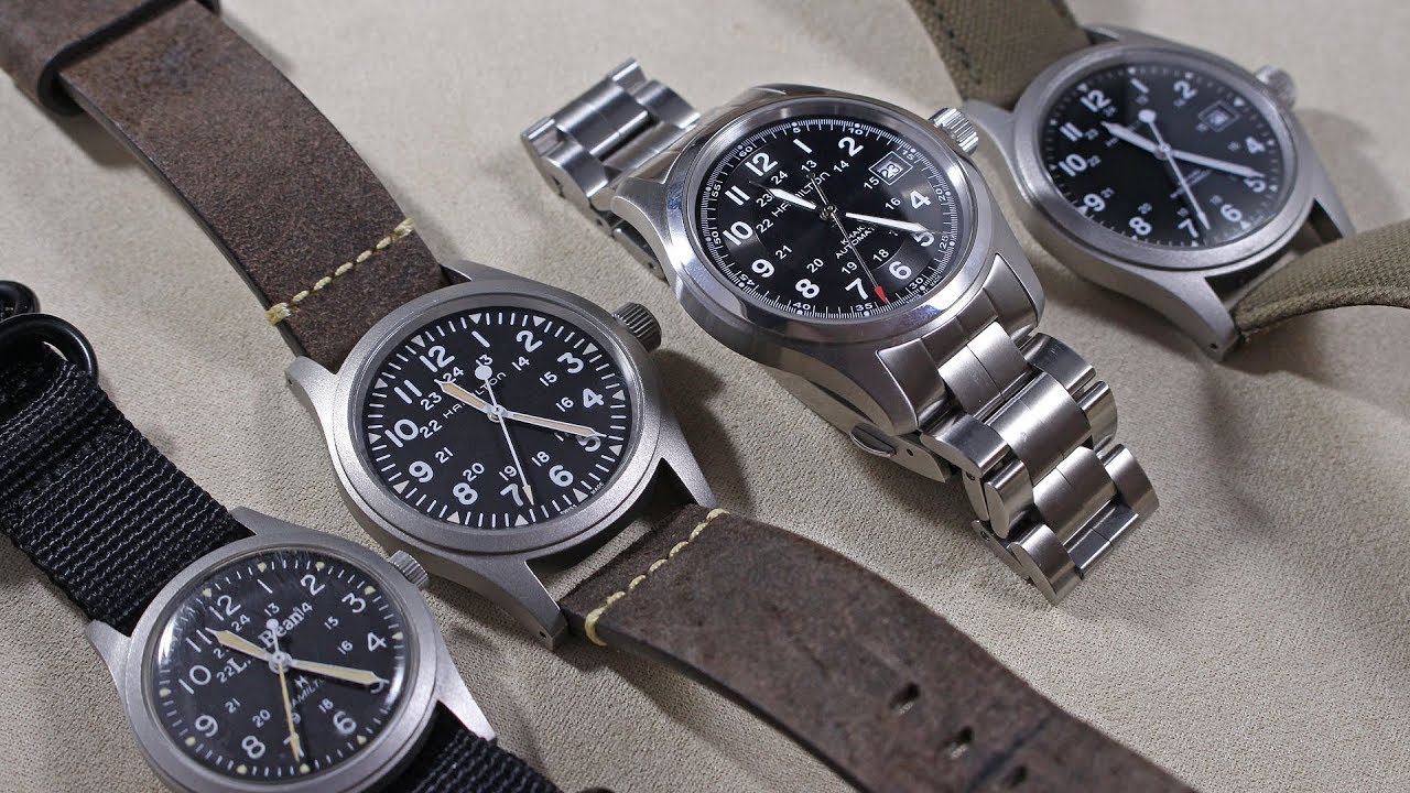 Лучшие EDC-часы до 500 долларов — сравнение Hamilton Khaki Field