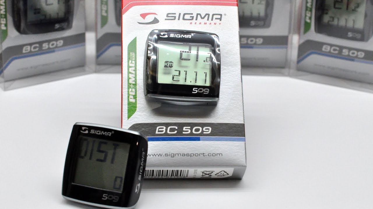 Обзор и установка велокомпьютера Sigma Sport BC 509