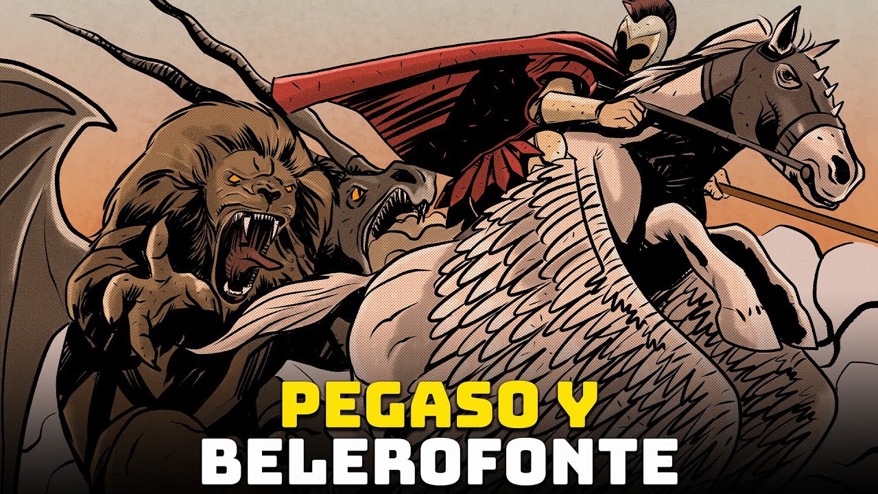El Hombre que Deseaba ser un Dios - Belerofonte y Pegaso - Versión animada - Mitología Griega