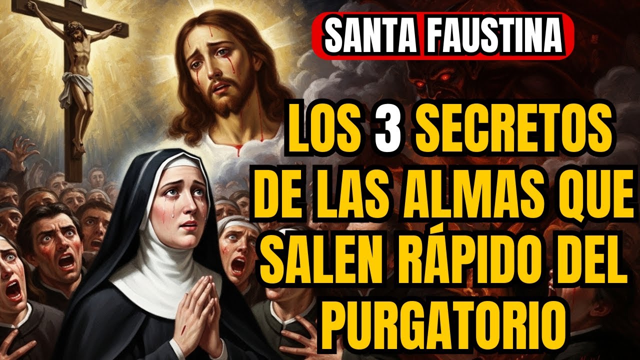 Advertencia de Santa Faustina : los tres secretos de las almas que salen rápido del purgatorio