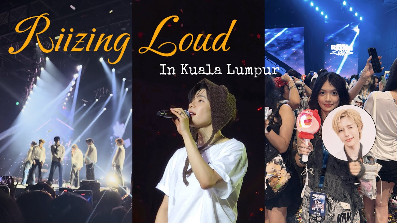 【BRIIZE VLOG】 RIIZE CONCERT TOUR RIIZING LOUD in KUALA LUMPUR🇲🇾| 接机✈️ | 海底捞团建🧡✌🏻