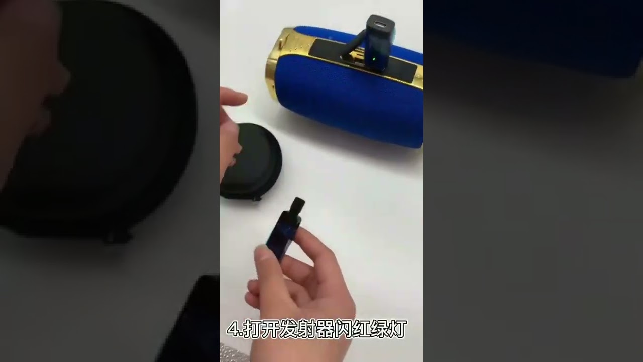 Microphone wireless Lavalier lapel mic for Bluetooth speaker