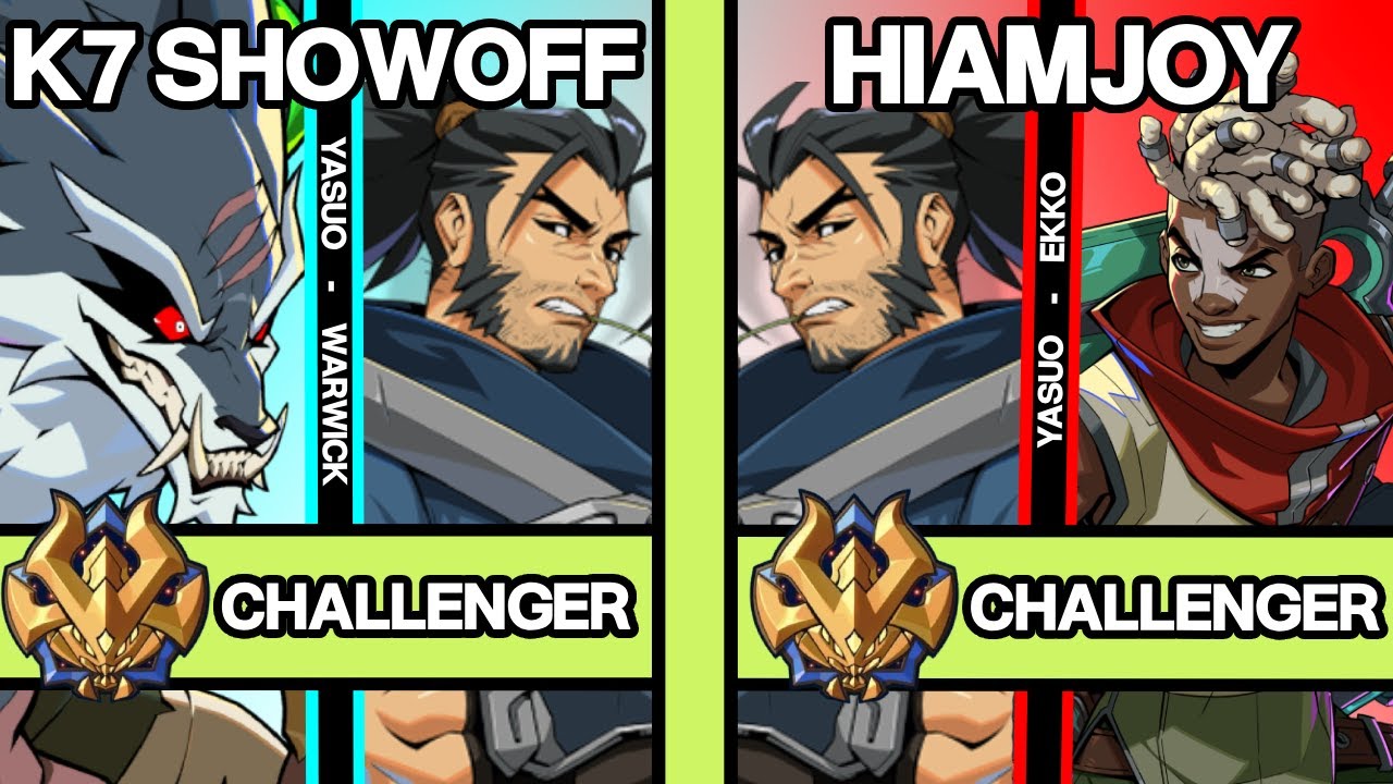 2XKO ▰ K7 SHOWOFF (Yasuo-Warwick) vs HIAMJOY (Yasuo-Ekko) ▰ 2XKO Pro Replays