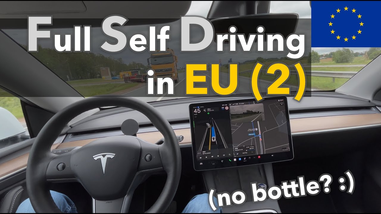Tesla FSD (Full Self Driving) in Europe - part 2
