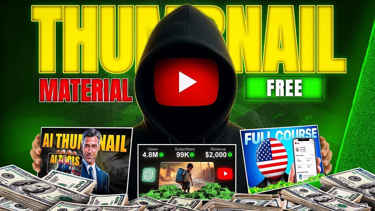 FREE Professional Thumbnail Editing Pack 2025 🔥 - DOWNLOAD NOW!!