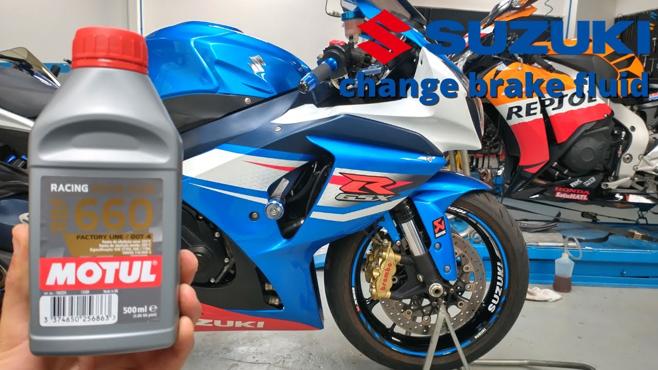 BRAKE FLUID CHANGE SRAD 1000 *troca fluido de freio* ANDE MOTOS