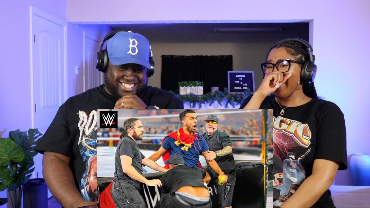 Kidd and Cee Reacts To Niko Sneaking Into WWE Match In The Ring