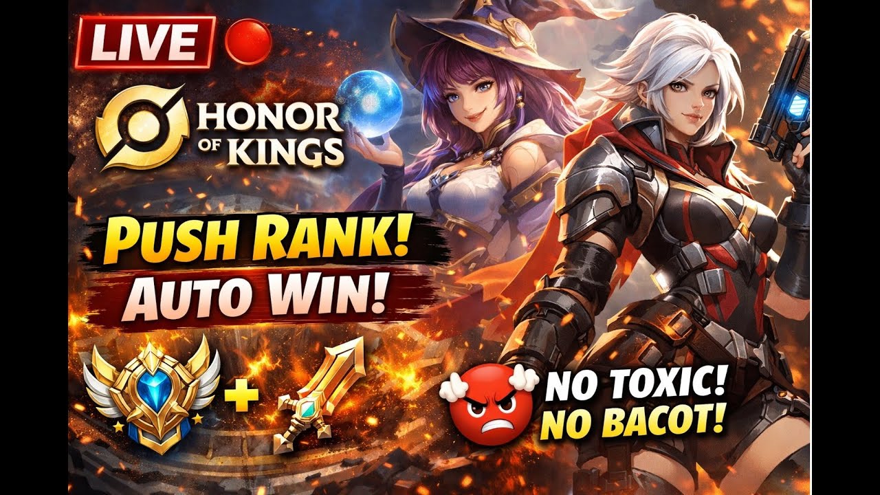 🔥 LIVE HOK | Push Rank Solo Sampai Mythic!