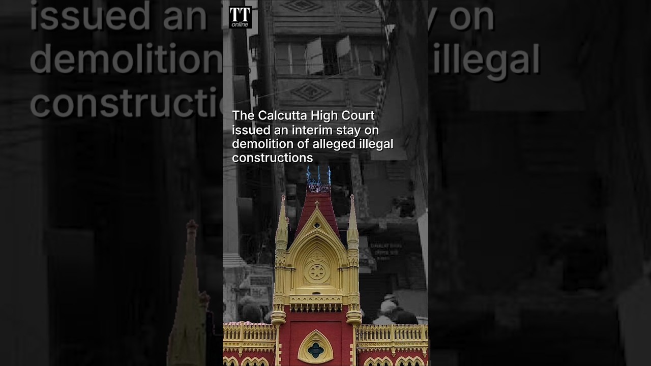 Calcutta High Court Stays Demolition of Houses in Tiljala, No Rehabilitation Order Yet #bulldozer