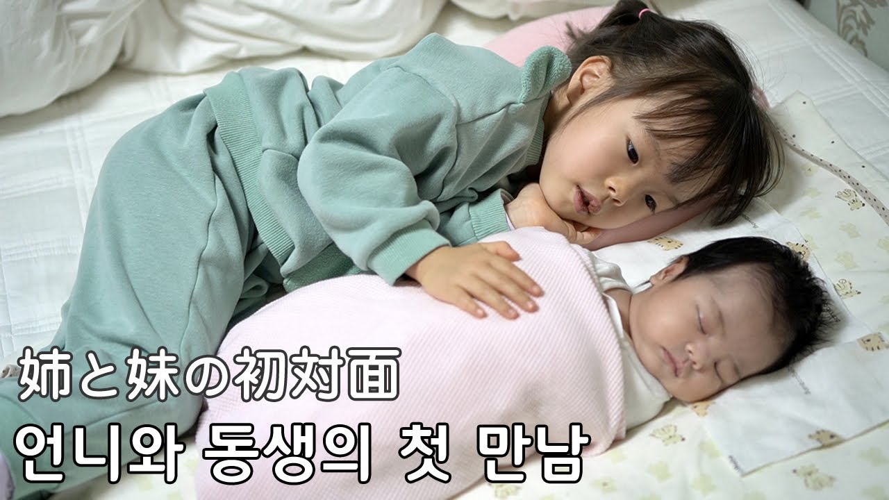 【한일부부】 레나와 튼튼이의 첫 만남 VLOG #134【日韓夫婦】レナとトゥントゥニの初対面